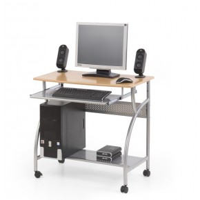 Стол компьютерный HALMAR B6 ольха/серебристый